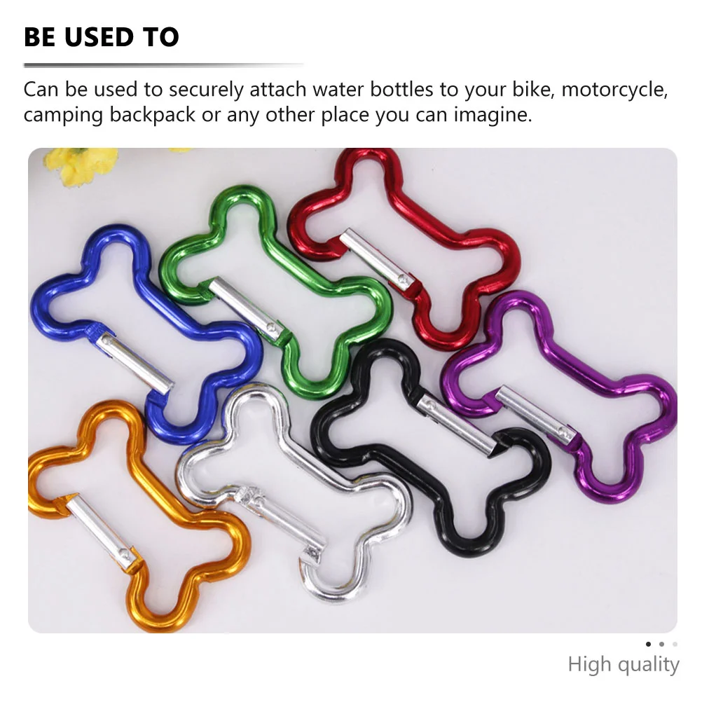 20 шт. карабин для кемпинга ненормальная форма безопасный небольшой кулон из