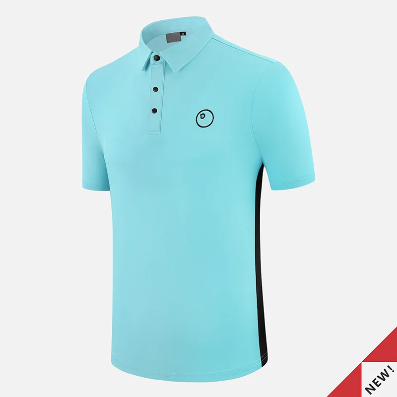 G Golf Short-Sleeved T-shirt Men's Summer Comfortable Sports Polo Shirts Golf Clothing Men's Quick-Drying Jersey #2301