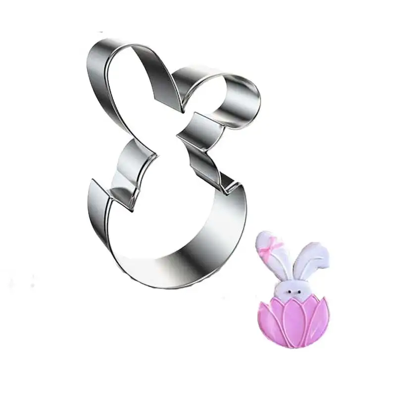 

Easter Food Grade Cookie Mold Animal Biscuit Cutter 3D Cartoon Rabbit Molds Baking Tools Party Cupcake DIY Supplies chocolate