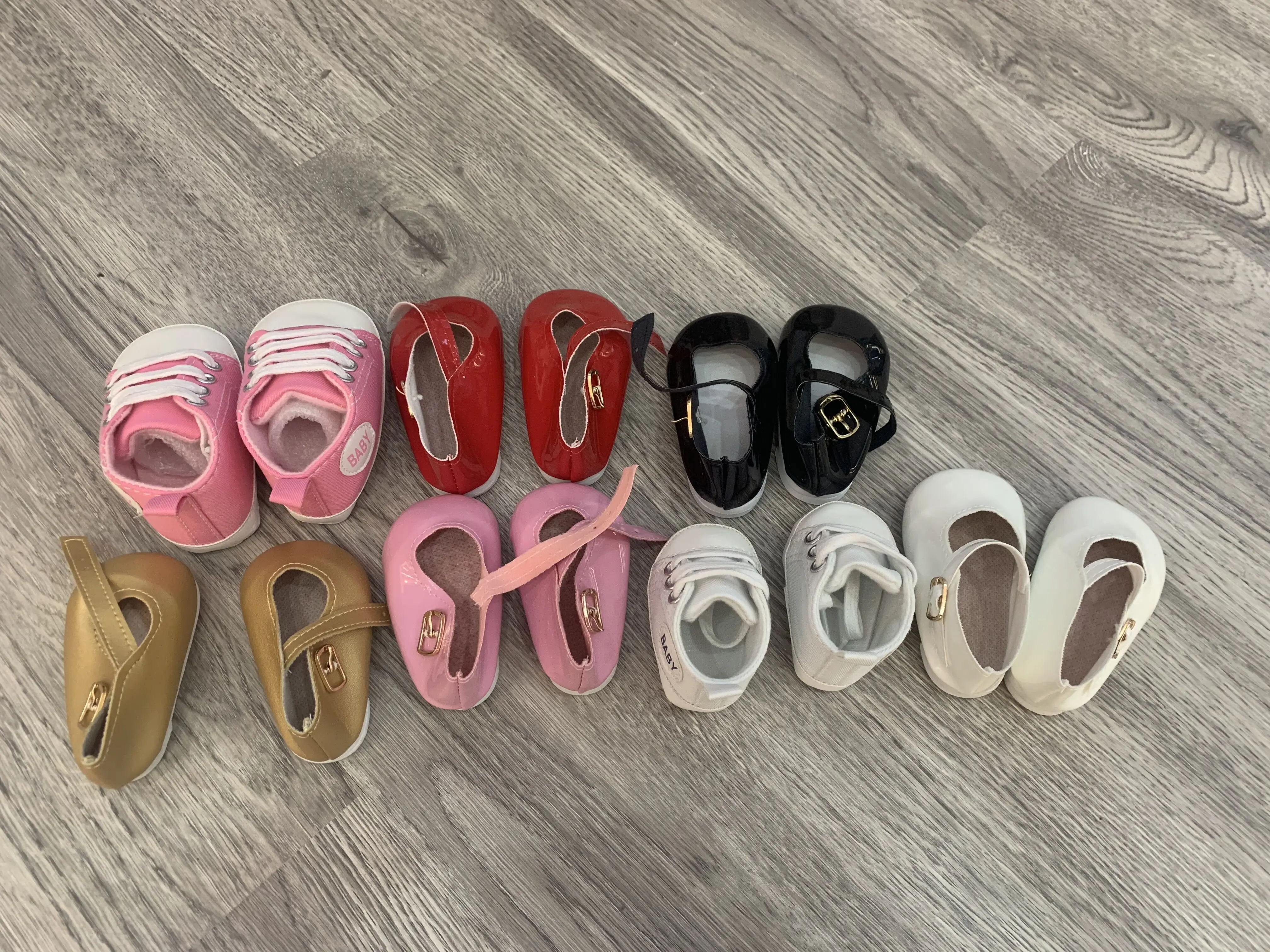 

Simulation baby doll shoes 22/24inch doll accessories