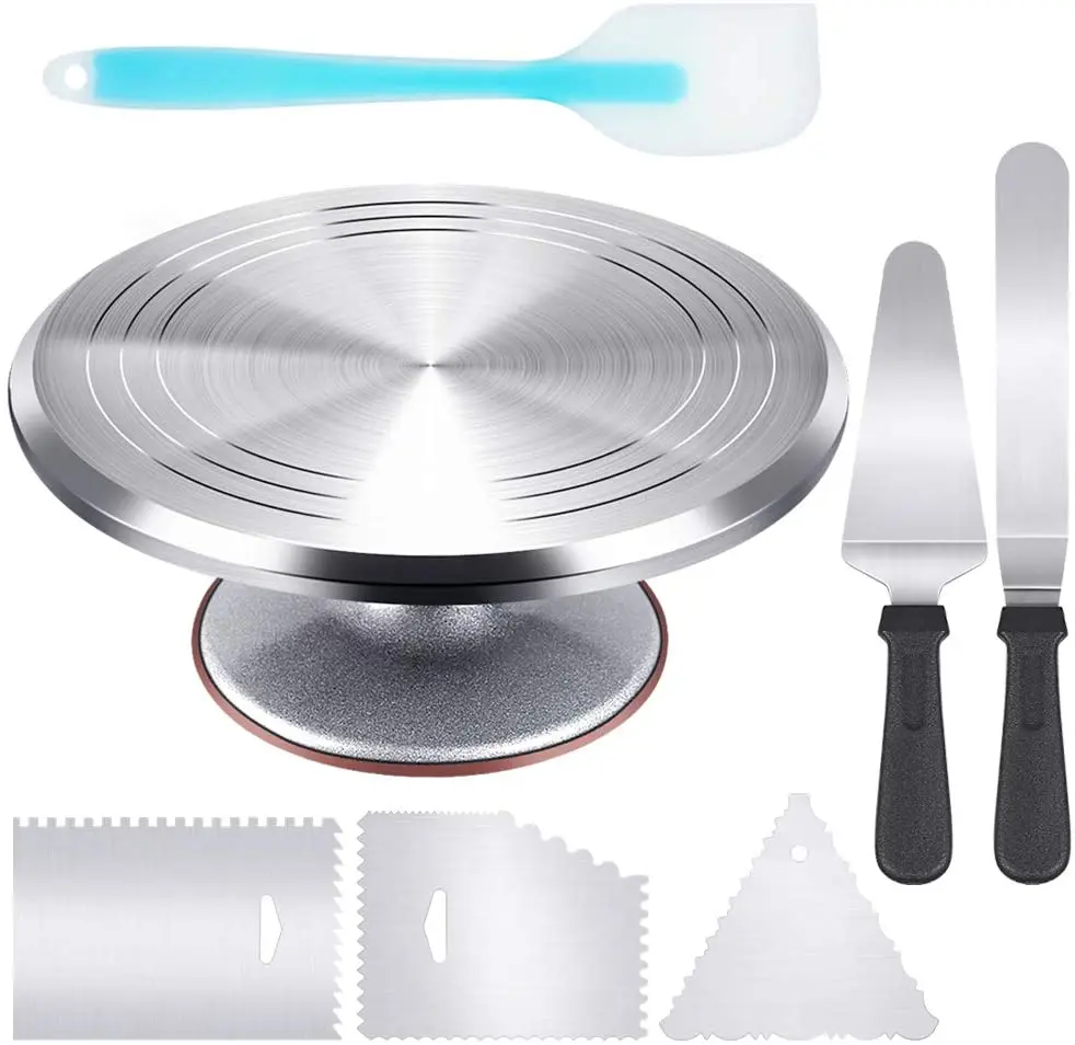 

Kootek Aluminium Revolving Turntable Decorating