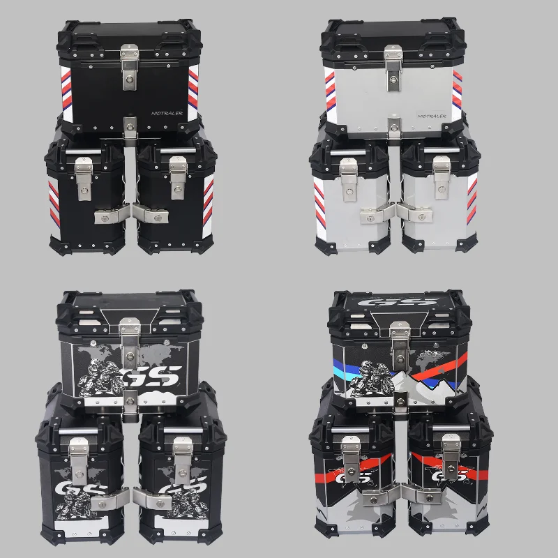 

Багажник мотоцикла высокой емкости, водонепроницаемый чехол для хранения багажа в алюминиевом корпусе