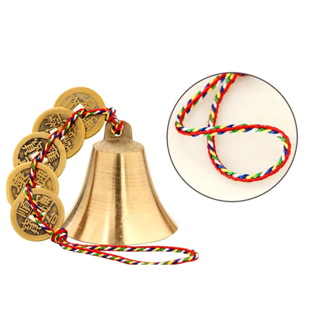 Китайский фэн-шуй Колокольчик для богатства и безопасности мира успеха элементы