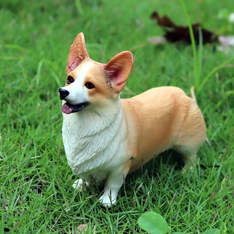 

Изысканная фигурка щенка Шиба-ину, миниатюрная фигурка, реалистичная обучающая игрушка для собак
