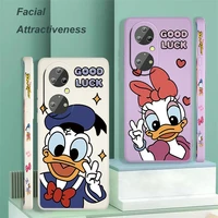 donald duck cute disney case for huawei p50 p40 p30 p20 pro lite e y9s y9a y9 y6 y70 nova 5t liquid left rope phone cover