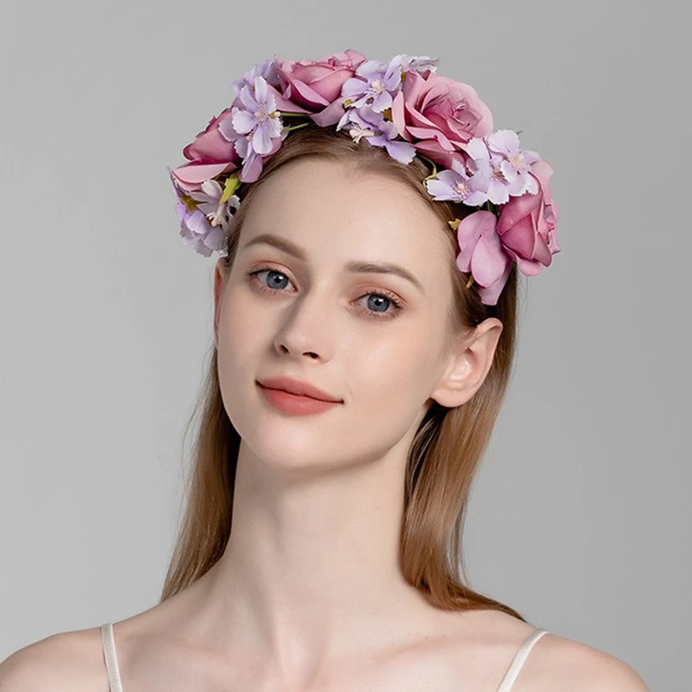 Цветочная Гирлянда в стиле бохо для невесты романтическое искусственное