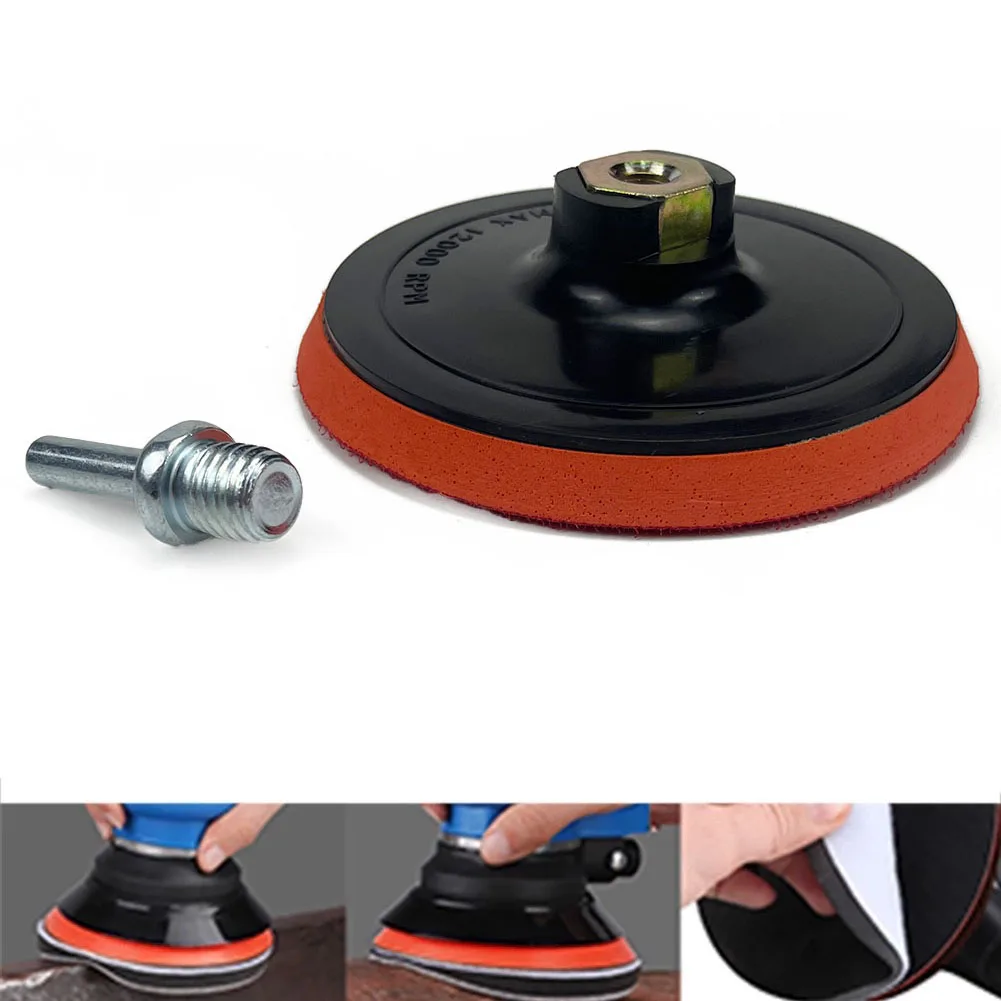 

1pc Backing Pad Adapter Kit 150mm 6Inch Velc Backing Hook And Loop Pad For Angle Grinder Drill M14 Polishing Sponges Abrasives