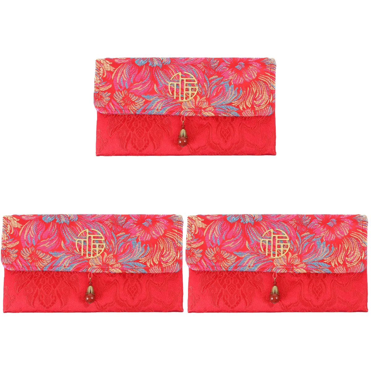 

Envelopeyear Storage Pouch Spring Festival New Hongbao Purse Silk Fashionable Chinese Festive Hong Portable Supplies Party Bao