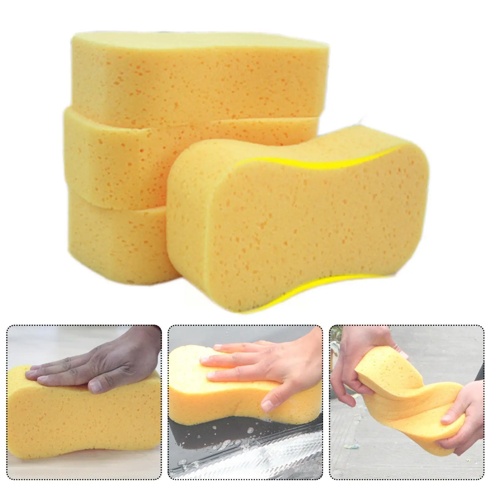 

Cleaning Tool 22cm Length Car Washing Sponge Multipurpose Compressed Washer Vacuum Interior Accessories Care Mop Paint Auto A4q4