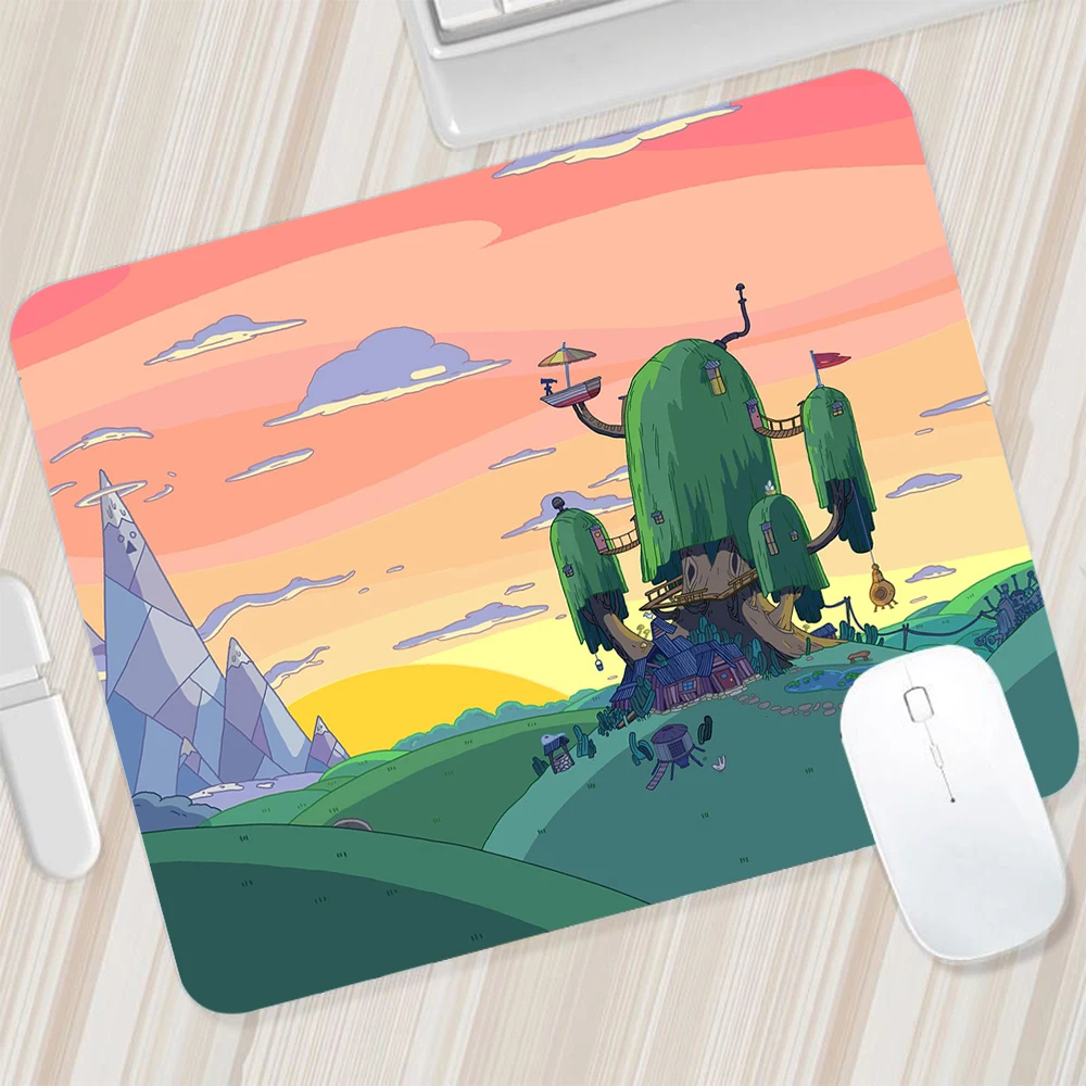 Маленький коврик для мыши Adventure Time игровой ПК геймерский XXL компьютерный офисный