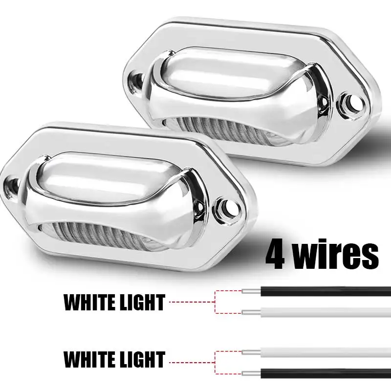 Боковой габаритный фонарь прицепа 12 В 24 Светодиодный номерного знака