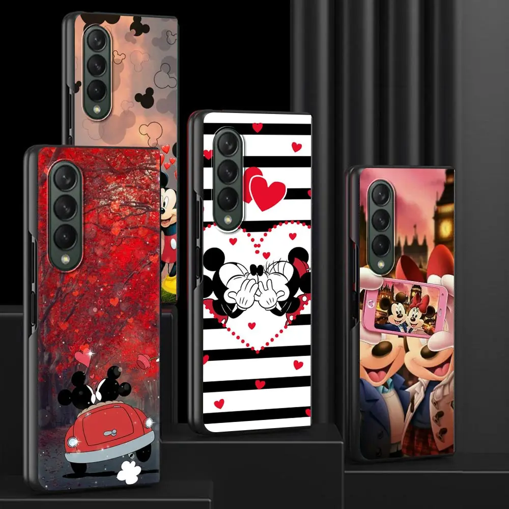 

Movil Phone Case for Samsung Galaxy Z Fold 3 Protective Black Cubre Hard Coques Z Fold3 Cover Mickey's Bizarre Adventure
