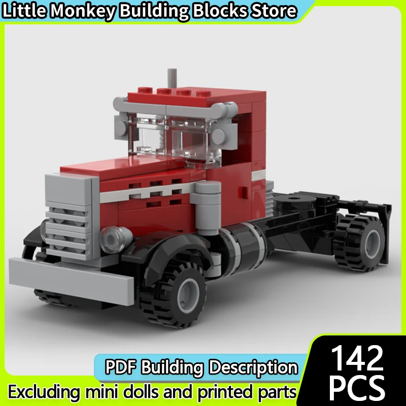 Фото Конструктор City Car Model MOC: Тяжелый Грузовой Автомобиль, Модульная Технология, Подарки, Набор для Сборки, Детские Игрушки №1