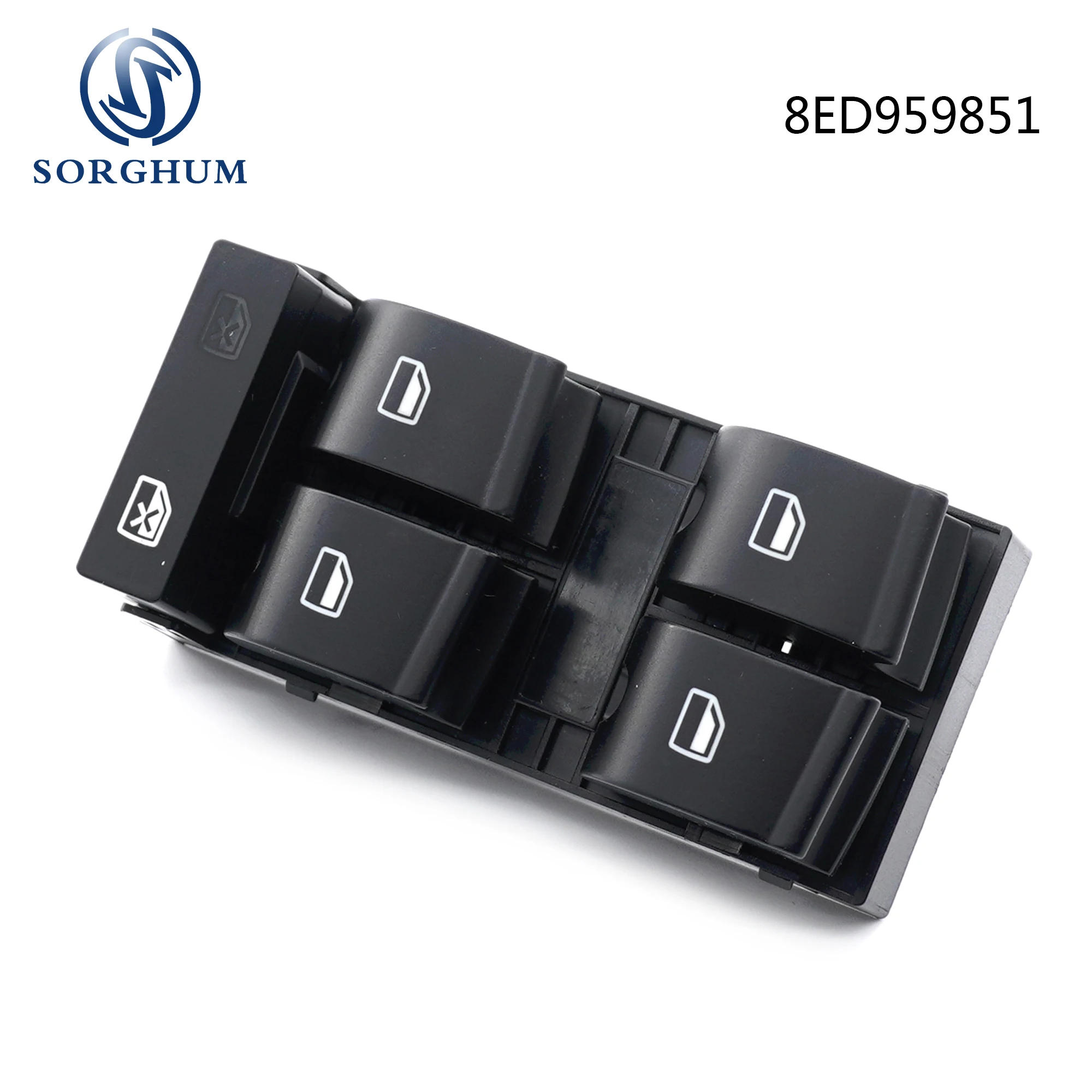 

SORGHUM 8E0959851B New Electric Master Power Window Control Switch For Audi A4 S4 B6 B7 RS4 2002-2008 8ED 959851D 8ED959851