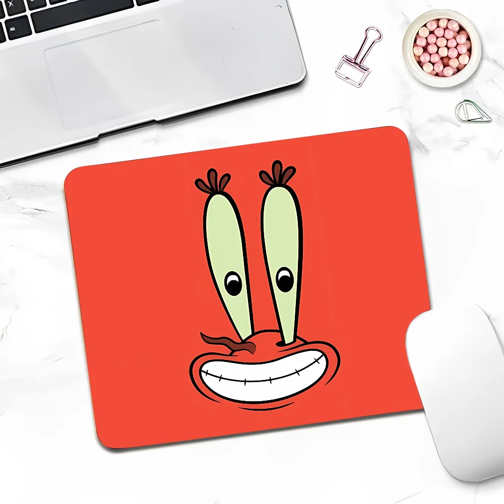 Мультфильм S-Spongebob DIY Офисный Компьютерный Коврик Для Мыши Противоскользящий