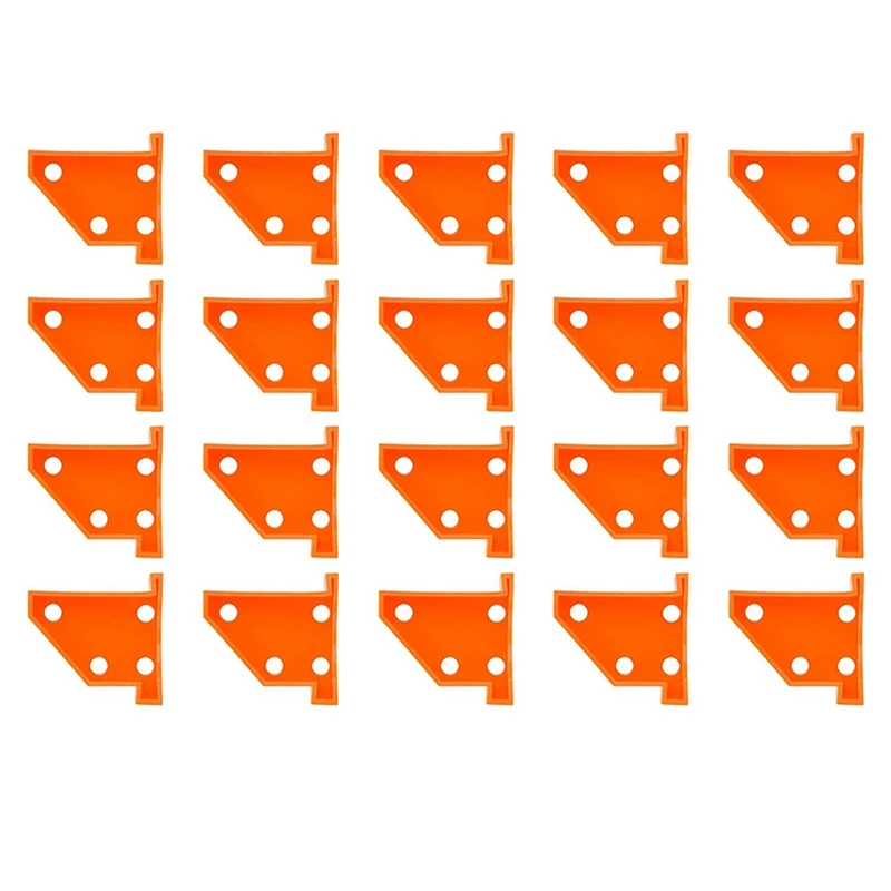 

Flooring Spacers,Laminate Wood Flooring Tools,Hardwood & Floating Floor Etc,Triple-Cornered Stay In Place (20Pack)