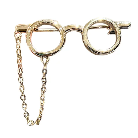 Креативная металлическая оправа для очков, броши, цепочка для солнцезащитных очков с кисточкой, булавка для лацкана, Мультяшные Значки для рюкзака и одежды, Корсажная бижутерия