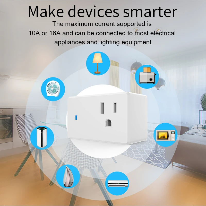 Интеллектуальные розетки Wi-Fi/zigbee/bluetooth/mesh