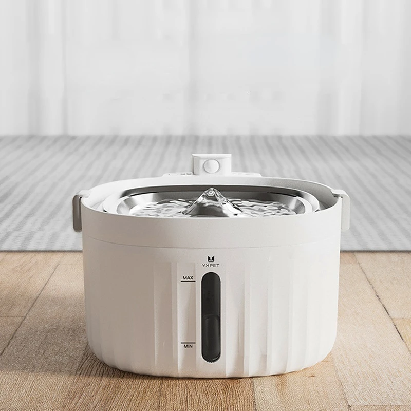 

Беспроводной питьевой фонтан для кошек, автоматический питьевой фонтан на 2 л, с питанием от аккумулятора, с датчиком движения, с фильтром, аксессуары для кошек