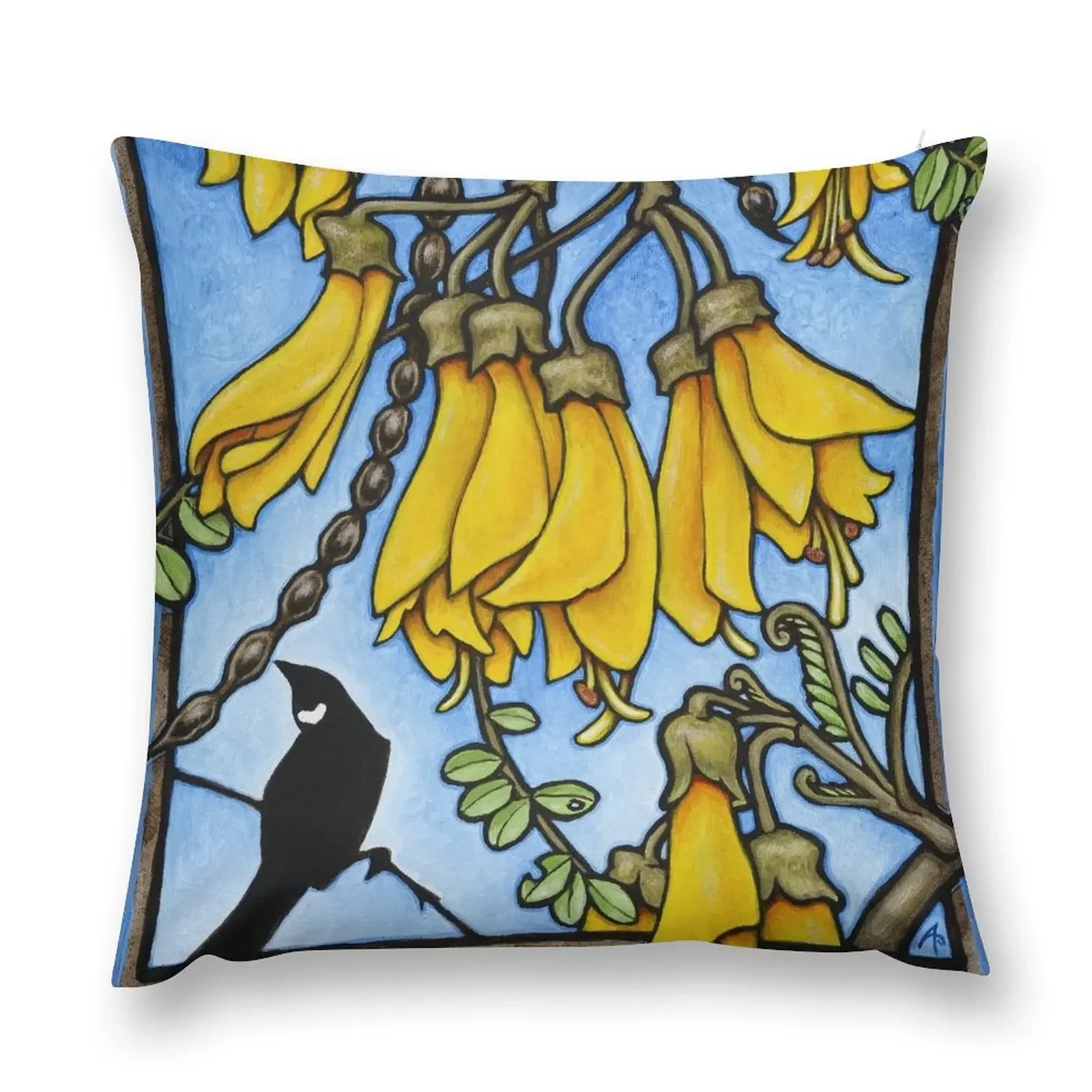 Туй в дереве kowhai декоративная подушка на заказ наволочки чехлы для дивана