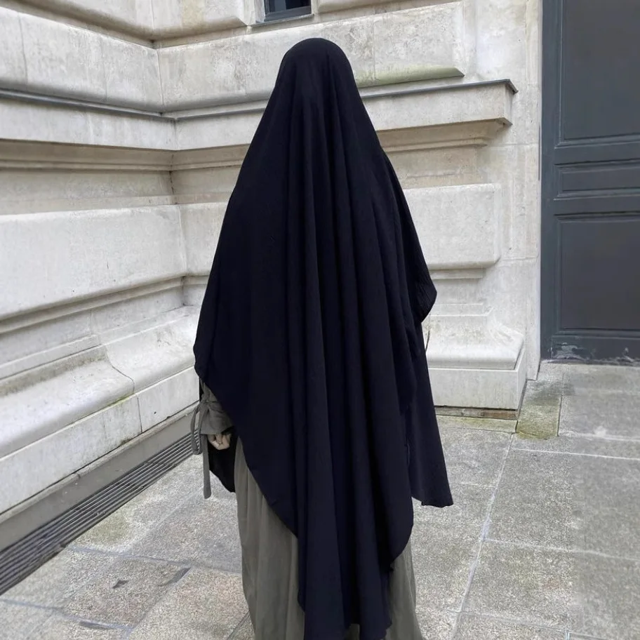 Накидка Химар никаб джазовый креп треугольник ислам мусульманские женщины