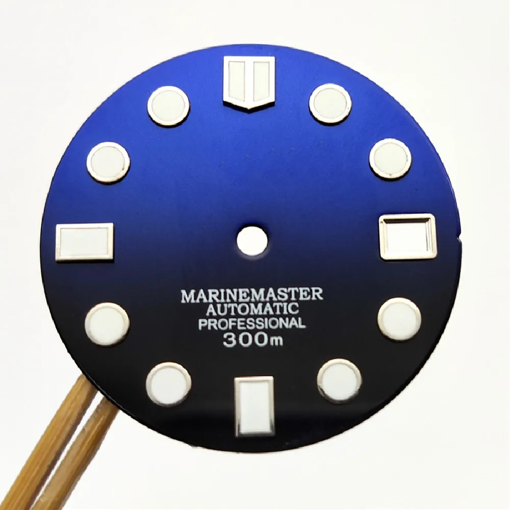 Sunburst gradient color dial red blue yellow gray with BGW9 modified mechanical watch SKX007 40mm NH35A/36 movement case Date