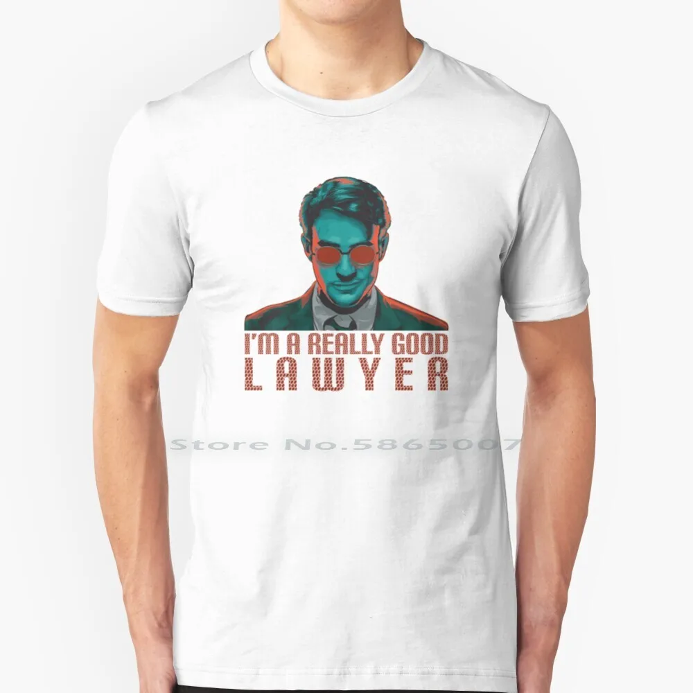 

Я действительно хороший юриста, футболка из 100% хлопка, я действительно хороший юриста, Чарли Кокс, нет дороги домой, хороший красный юриста