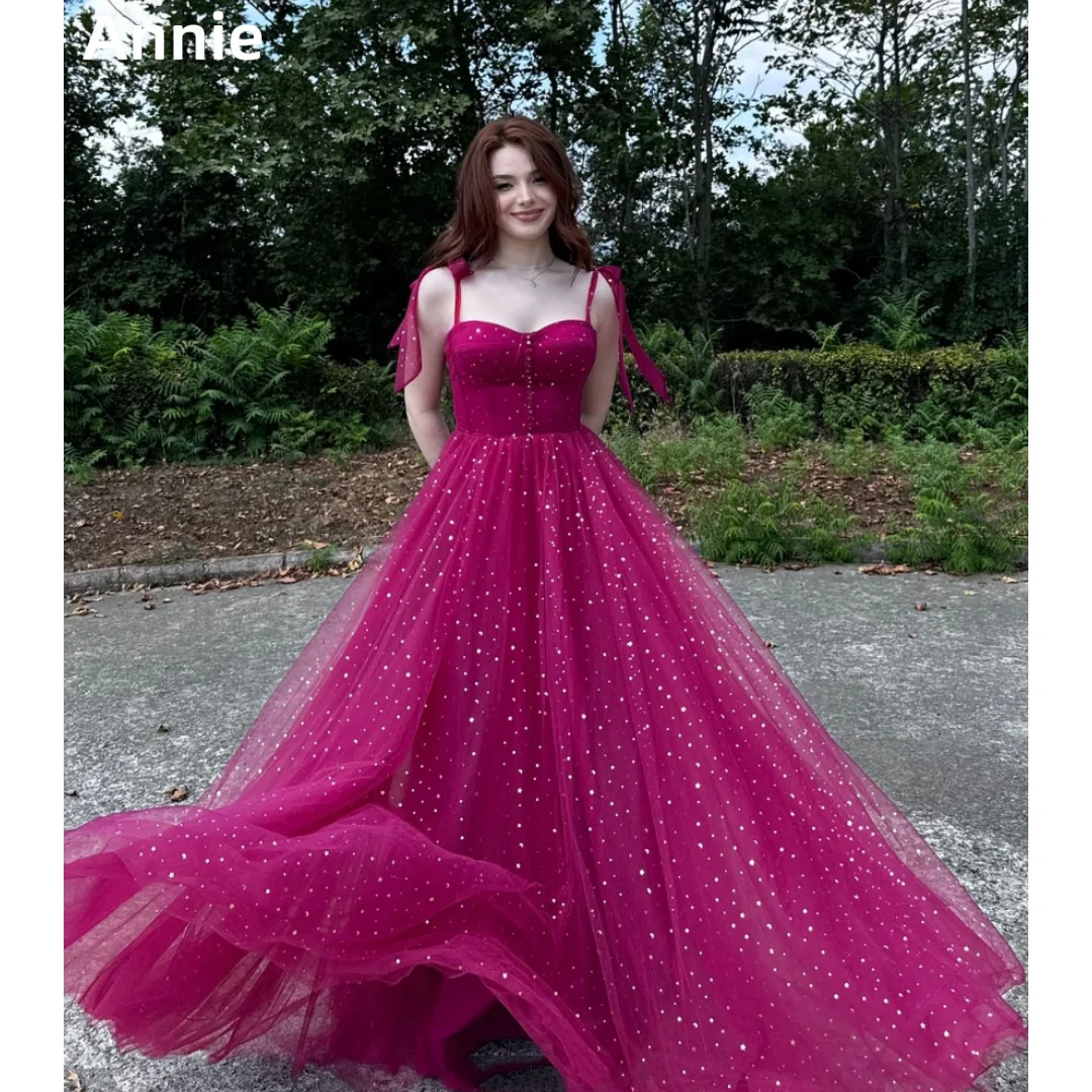 Annie Sweetheart Фиолетовое свадебное платье Блестящие тюлевые платья принцессы для