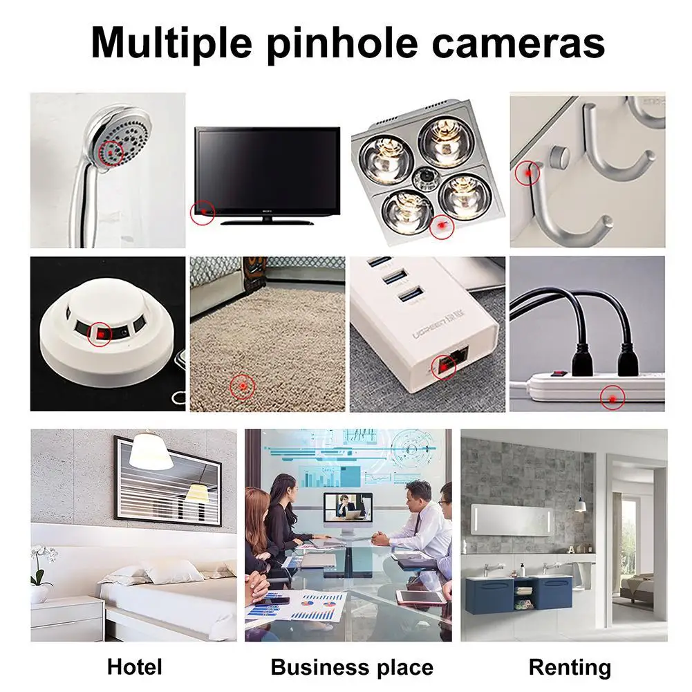 portable anti hidden camera infrared detector handheld anti peeping detector finder for screening pinhole cameras free global shipping