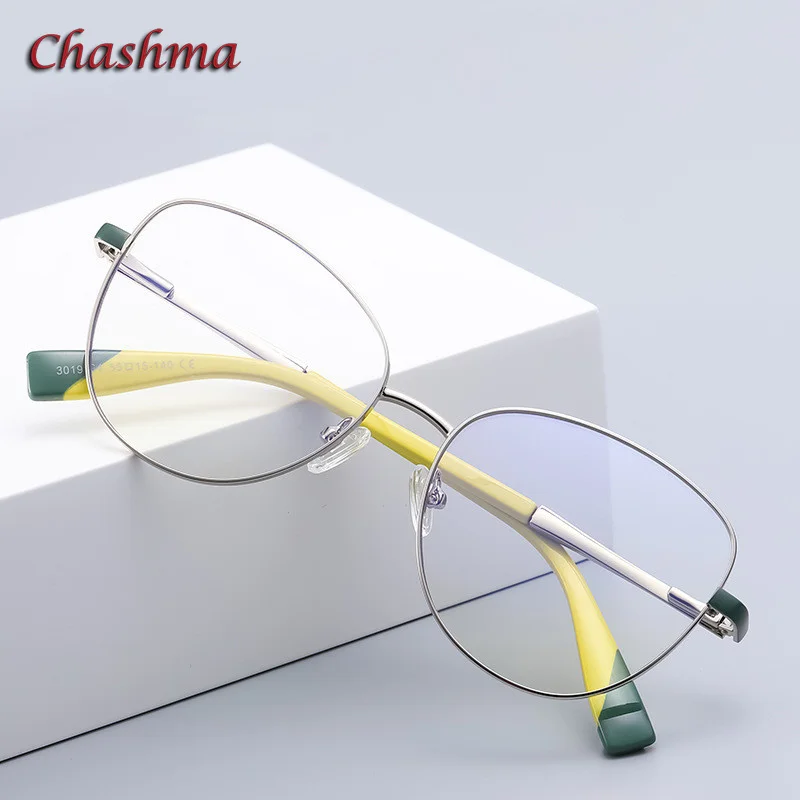 

Chashma Frame Women Prescription Glasses Spring Hinge Optical Eyewear Spectacles Fashion Anti Blue Ray Degree Lenses