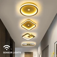 smart motion sensor led ceiling lights for bedroom kitchen bathroom corridor lamp rechargeable round human body induction lamps