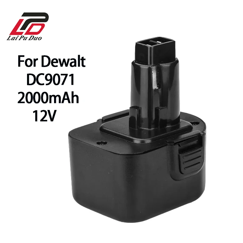 

DC9071 2000mAh 12V Rechargeable Battery for Dewalt DW9072 DW9071 DC9071 DE9037 DE9071 DE9072 DE9074 DE9075 152250-27 L10