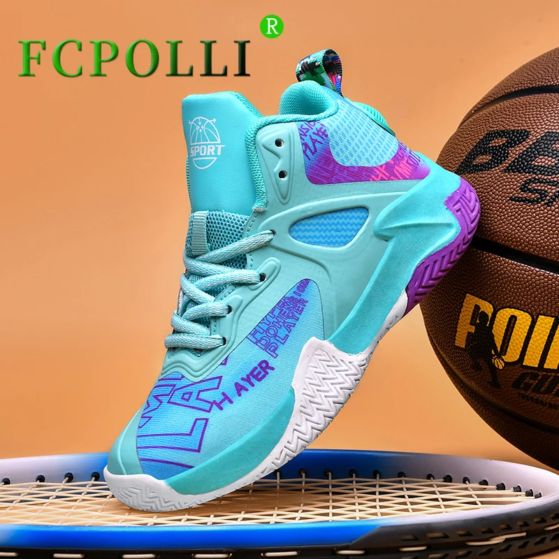 

New Basketball Shoes Couples Anti-Slip Outdoor Training Shoes Men Women Designer Basketball Sneakers Kids Non-Slip Sport Shoe