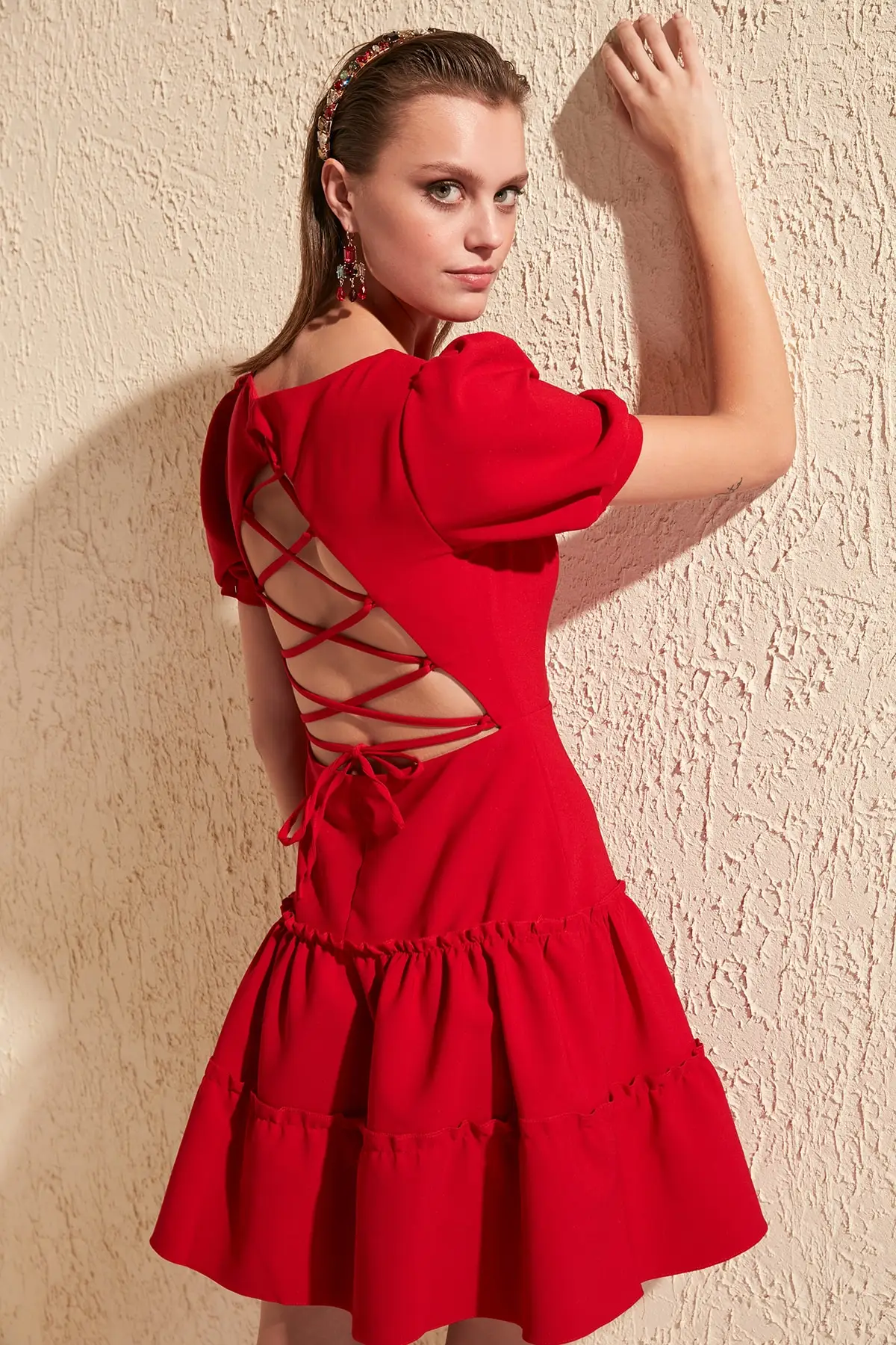 Платье с длинным рукавом TPRSS20EL0727|Женские платья| |