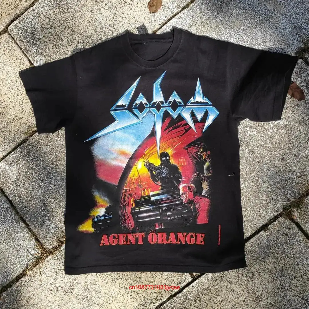 Sodom Agent оранжевая футболка унисекс 100% хлопок все размеры S-34XL CB425