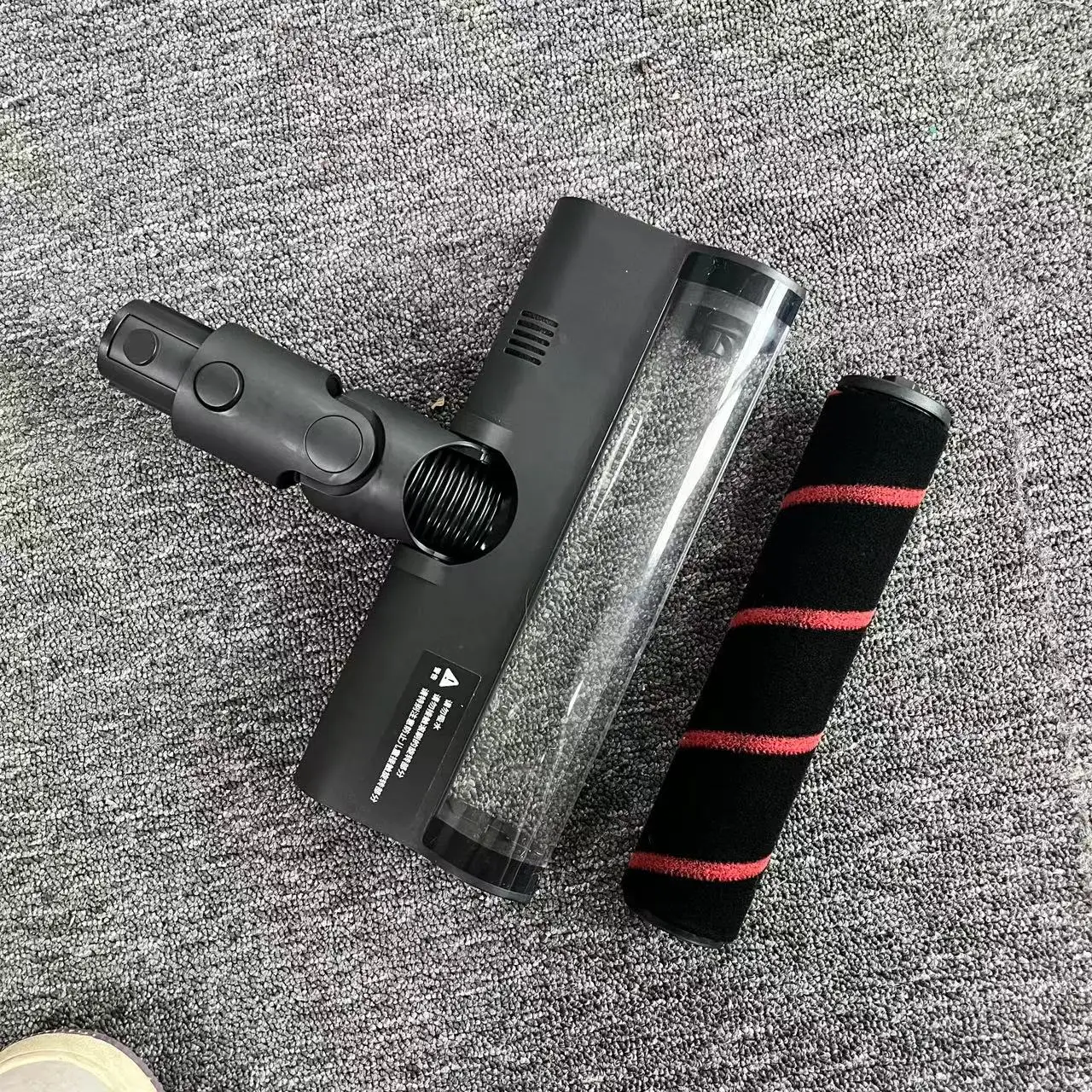 Круглая щетка Dreame V12S V16S V11 V12 T10 T20 T30 T20pro T30NEO V16 V12pro с зеленой пылью и мягкой