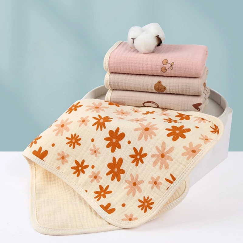 

Baby Saliva Towel Soft Absorbent Muslin Cotton Baby Burp Cloth Kindergarten Handkerchief Newborn Washcloth Nursing Towel