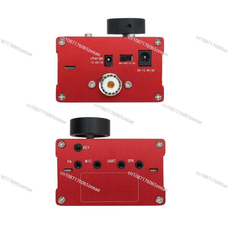 OEM USDX USDR HF QRP SDR трансивер 8-диапазонный DSP SSB/CW с синим/черным/красным микрофоном для