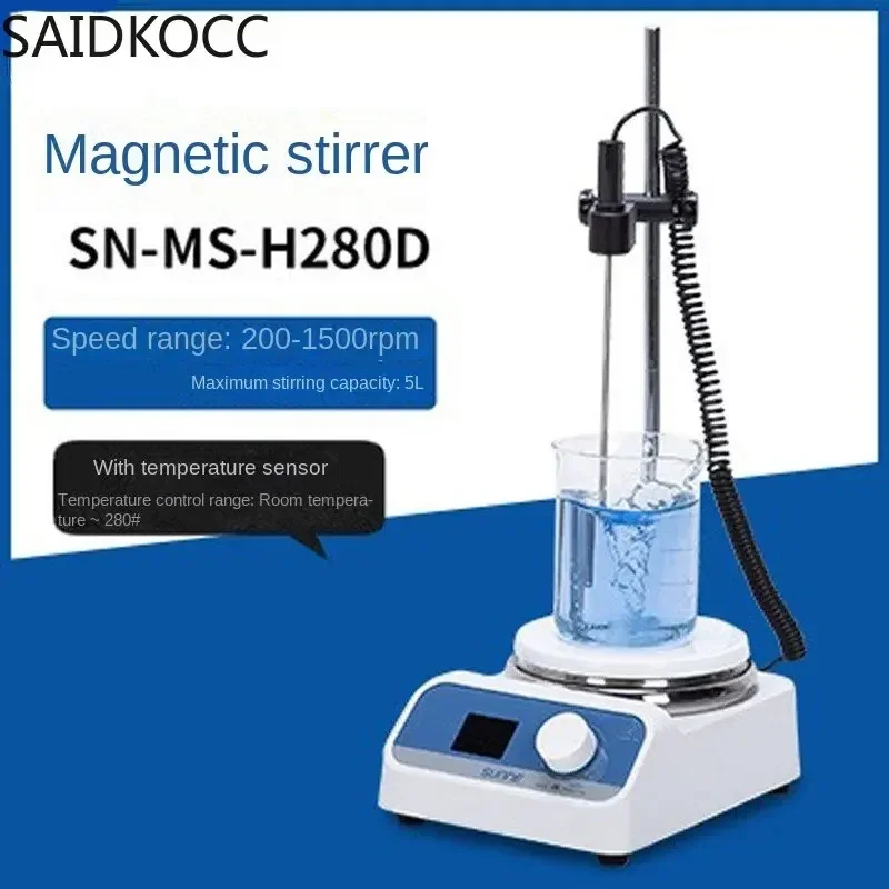 SAIDKOCC лабораторная магнитная мешалка с подогревом цифровым дисплеем термостат