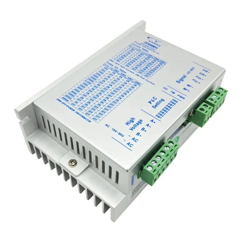 Двухфазный 32-битный цифровой драйвер шагового двигателя YAKO 2D68MH DC18-80V NEMA34 с