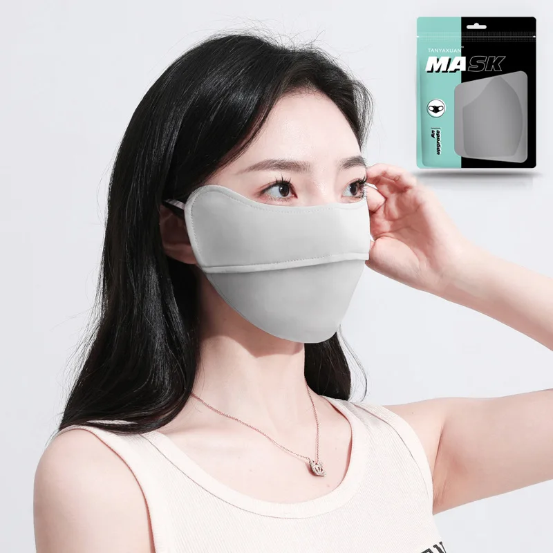 

Gradient Color Fashion Sunscreen Masks for Men Women Breathable Outdoor Anti-ultraviolet Summer Eye Protection Face Mask