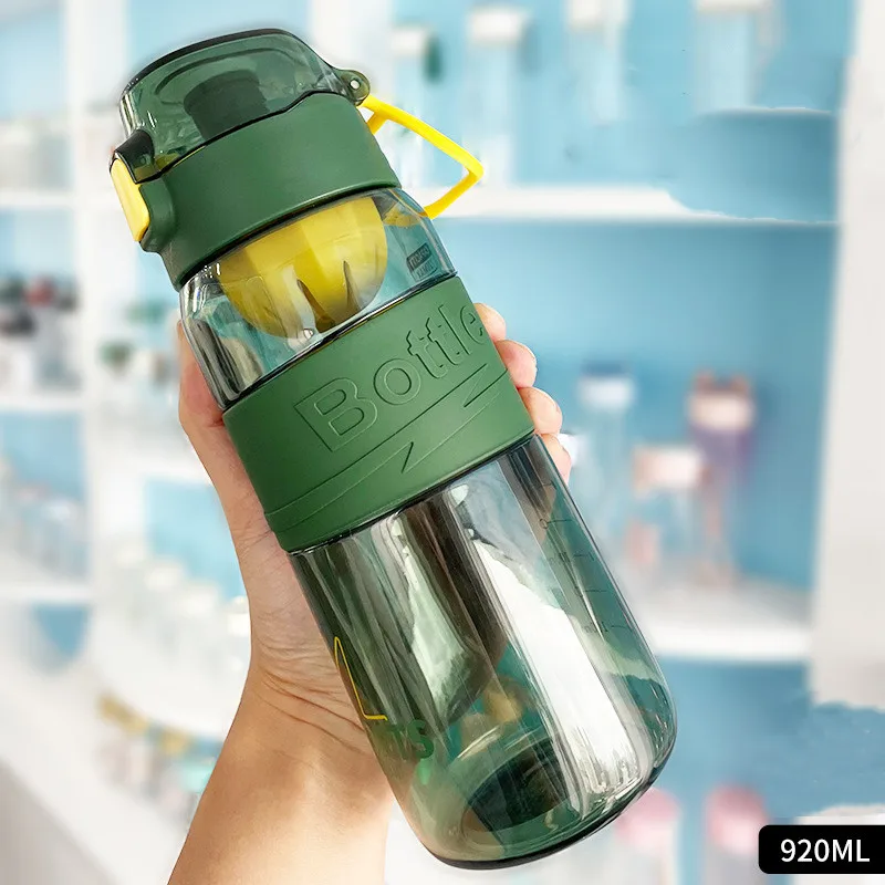 

Спортивная стеклянная чашка для фитнеса с защитой от падения, 920 мл