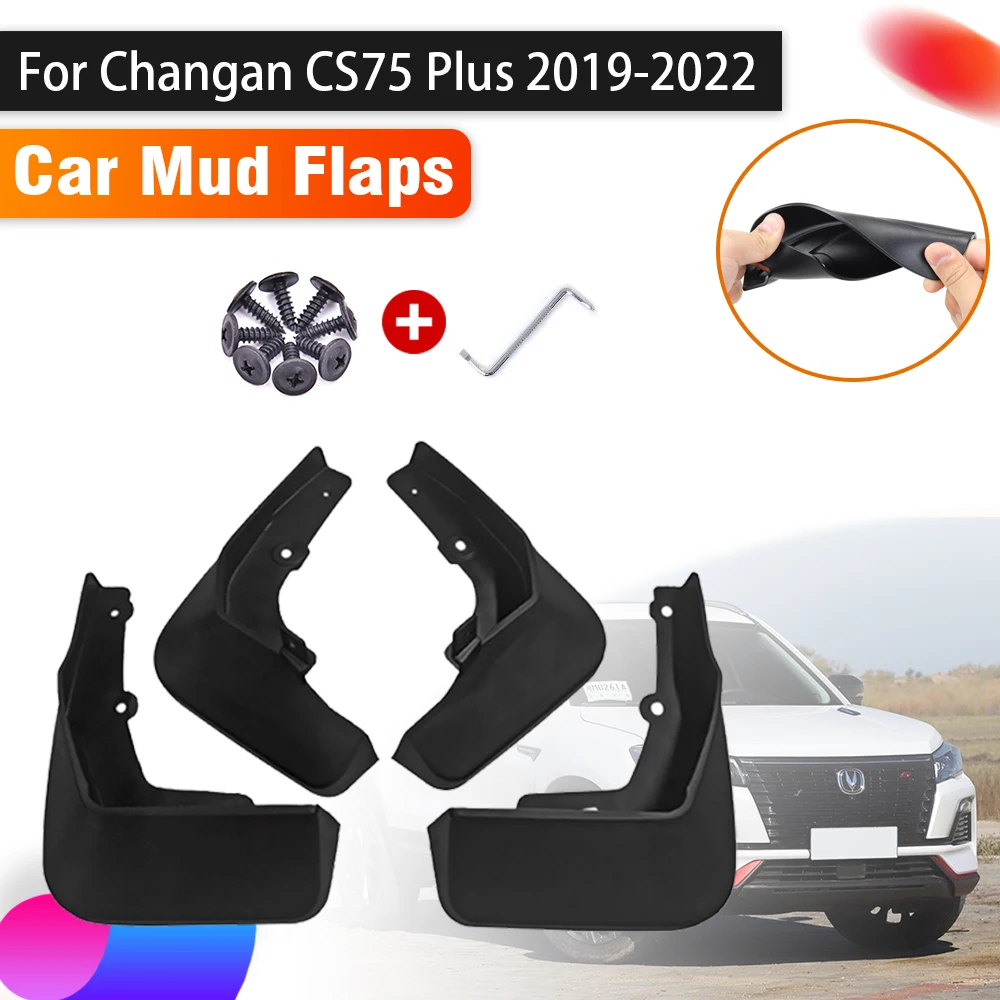 

Mudguards For Changan CS75 Plus 2022 Accessories 2021 2020 2019 1.5T 2.0T Mud Flaps Splash Guard Front Rear Fenders Accessories