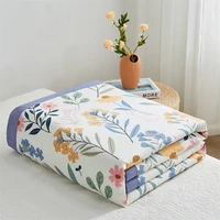 summer cotton quilts machine washable bedspread soft skin friendly cotton comforter for kids adults luxury bed blanket quilt
