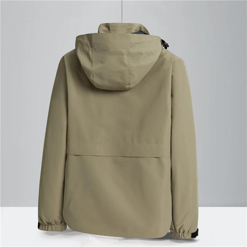 Couple's Three-in-one Detachable Jacket Outdoor Waterproof  Windproof Mountaineering Clothing Multi-pocket Tooling Warm Jacket