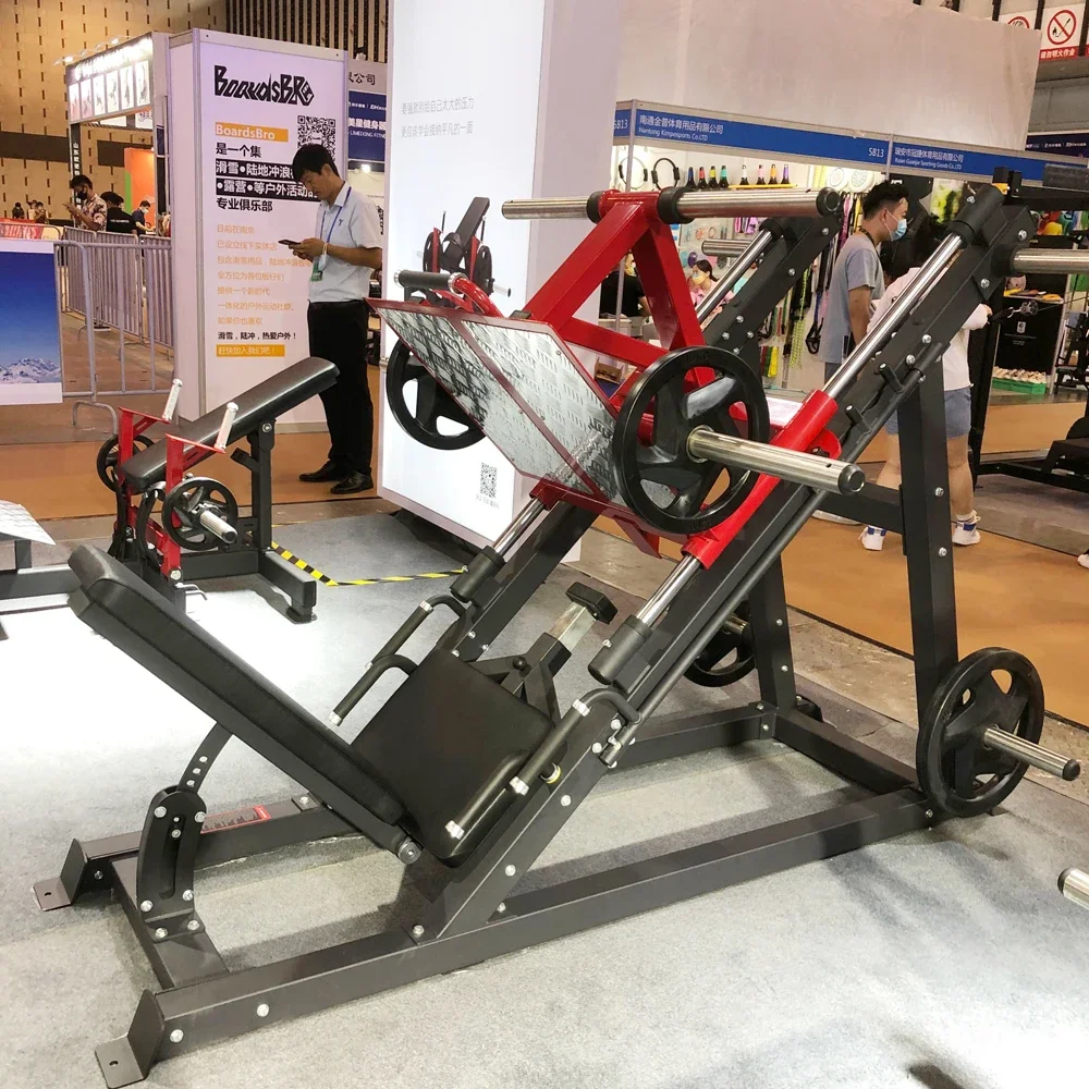 Фитнес Китай высокое качество пластина загружен 45 градусов ног пресс