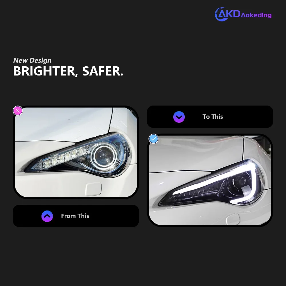 Автомобильные фары для Toyota 86 2012-2020 Subaru брикет автомобильная фара в сборе