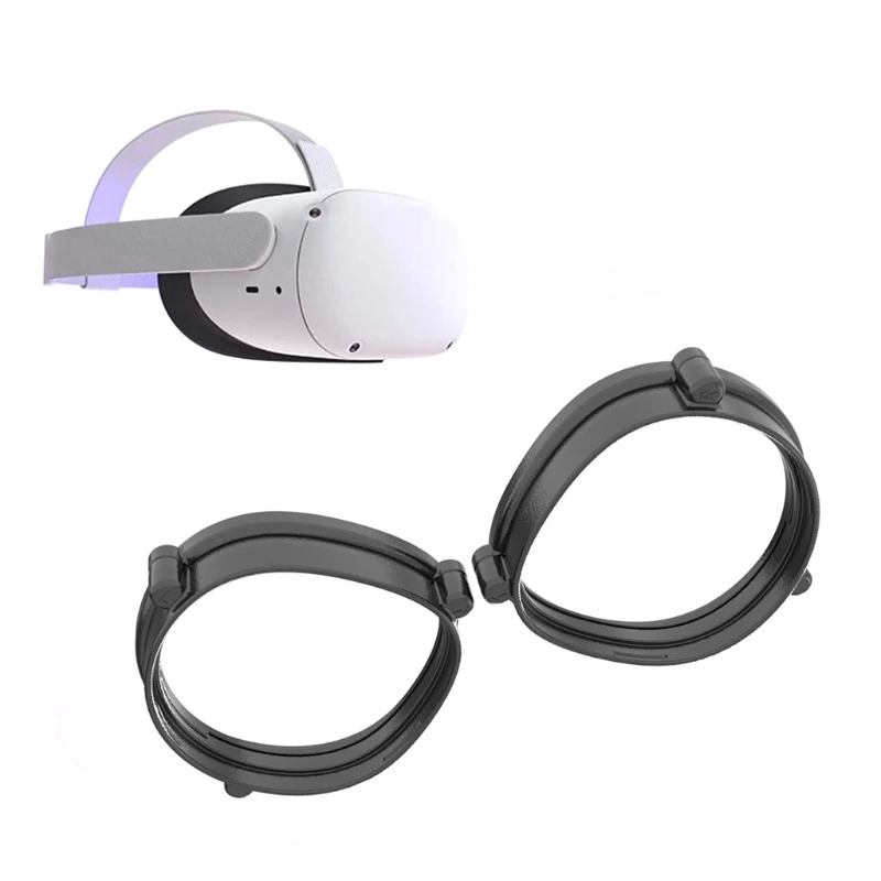

VR Magnetic Eyeglass Frame Protective Lens Cover Magnetic VR Len Protection Compatible with Oculus Quest 2 for Men Women K1KF