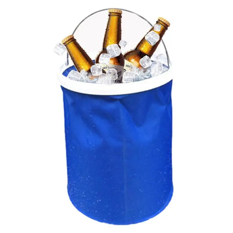 

Folding Car Wash Bucket Portable Mop Container Cleaning Supplies For Rv Fishing Car Laundry Gardening Picnic Hiking Camping