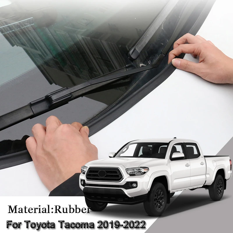 

Car Seal Strip Windshied Spoiler Filler Protect Edge Weatherstrip Strips Sticker Auto Accessories For Toyota Tacoma 2019-2022